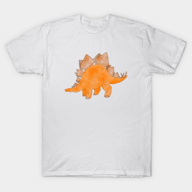 Stegosaurus T-Shirt by Inktopodes
